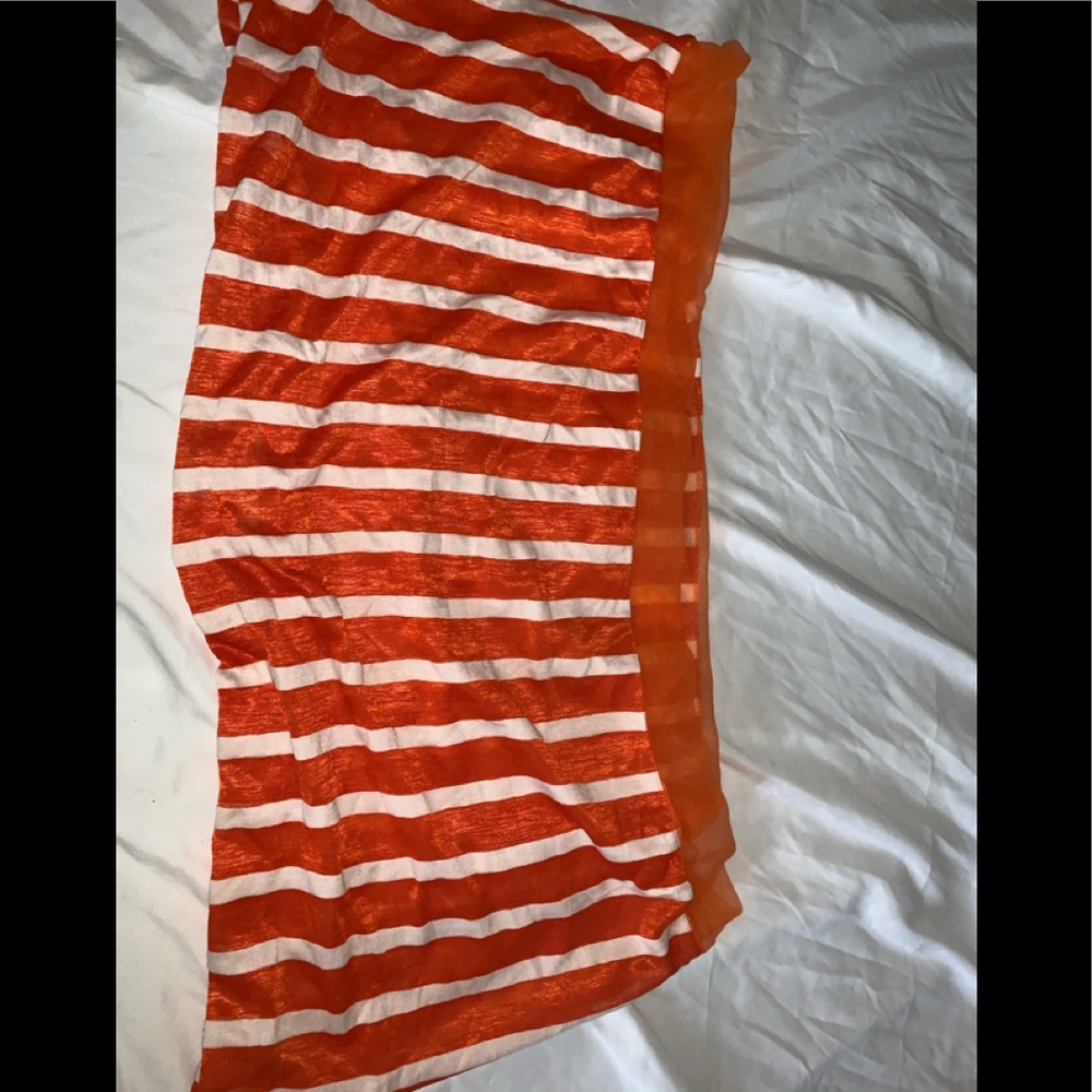 5/$20 lightweight infinity scarf GUC orange/cream